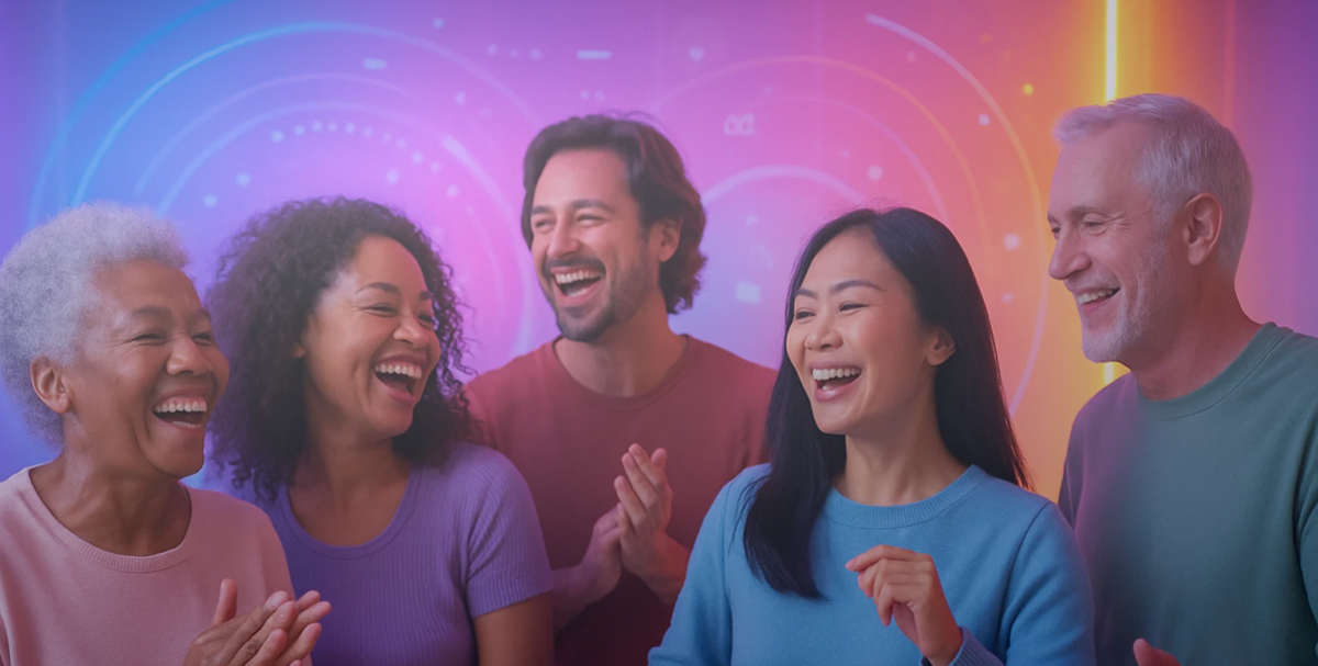 Grupo de pessoas sorrindo